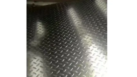 Placa de inspector de acero inoxidable de hoja de acero inoxidable a cuadros con forma de lágrima al mejor precio